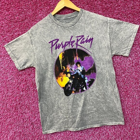 Prince the Revolution Purple Rain Album Art Funk Rock Tee Medium - Picture 3 of 4